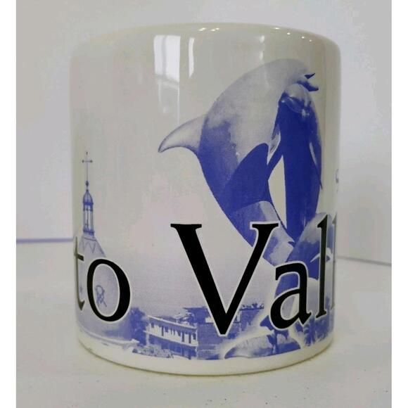 Starbucks 2008 City Mug Collector Series Puerto Vallarta Mexico 16 Oz Coffee Cup - Picture 2 of 6